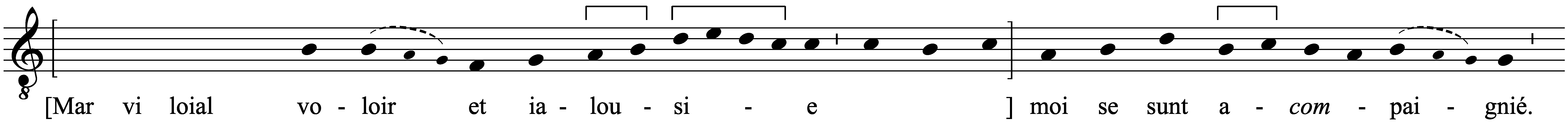 Work musical notation